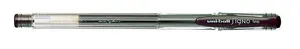 Długopis żelowy UM-100, brązowy, 0,7mm, z nasadką, UNI